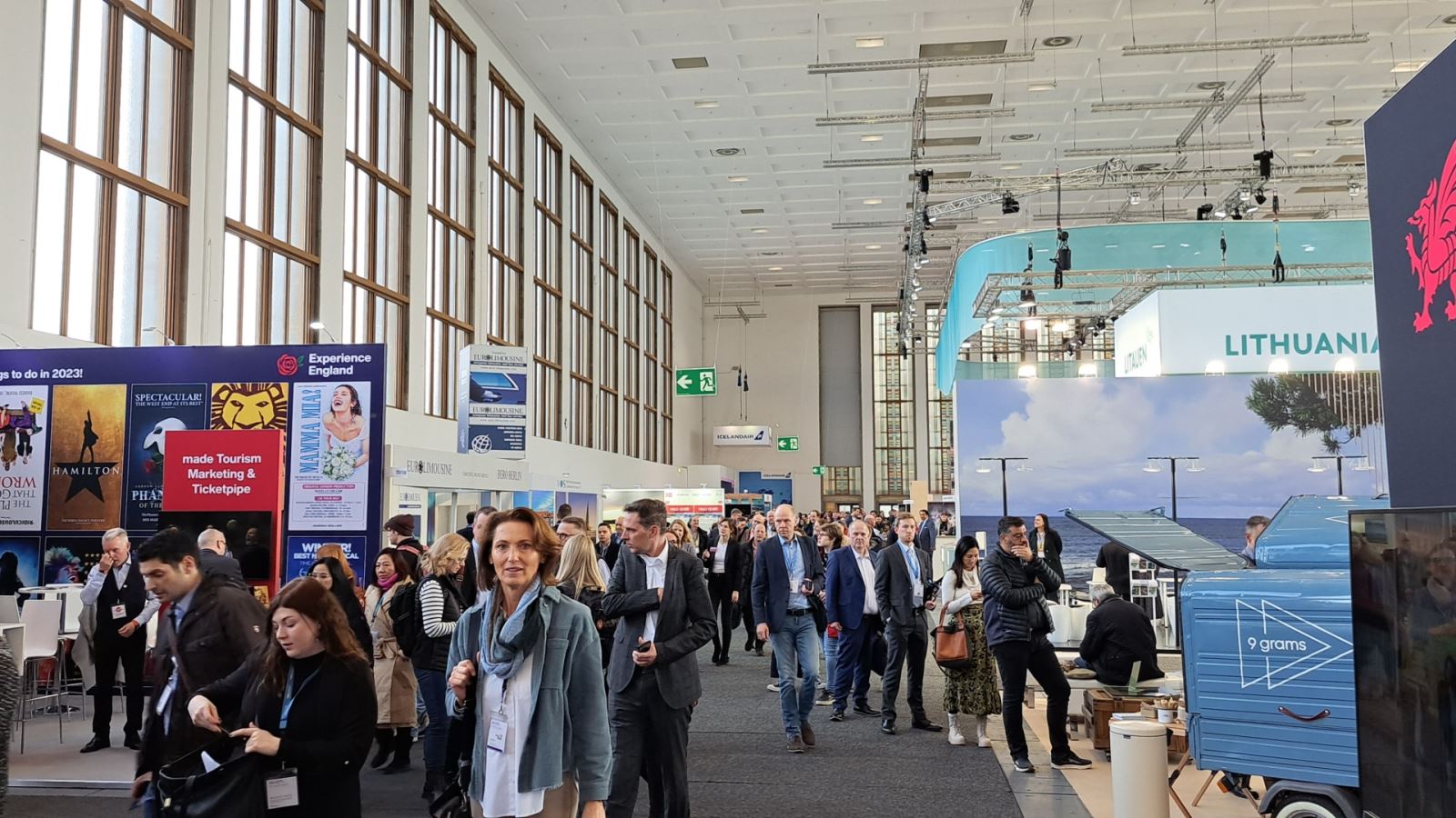 Crowds in Hall 20 at ITB Berlin 2023
